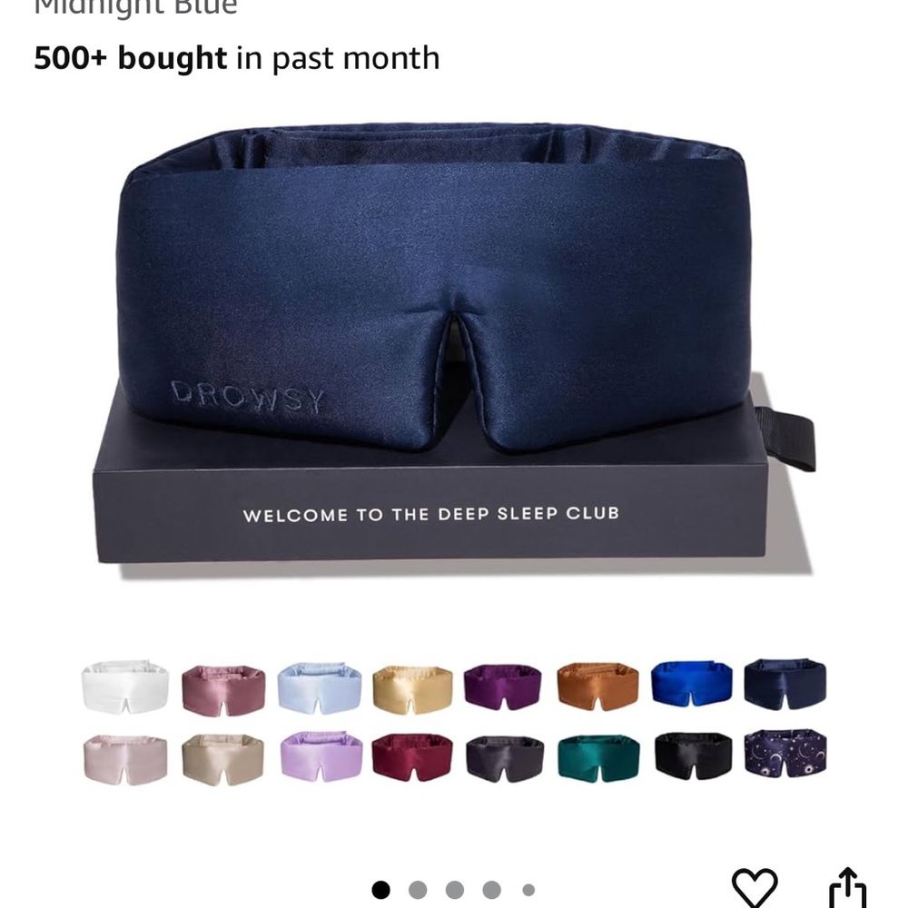 Navy Blue Sleep Mask